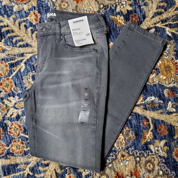 Sonoma Skinny Jeans Grey Wash - Picture 7 of 7